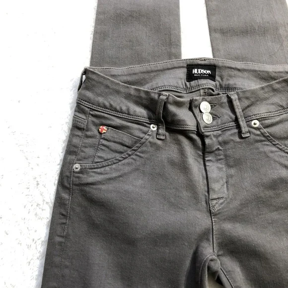 Hudson Collin Mid-Rise Skinny Jeans - Picture 6 of 10